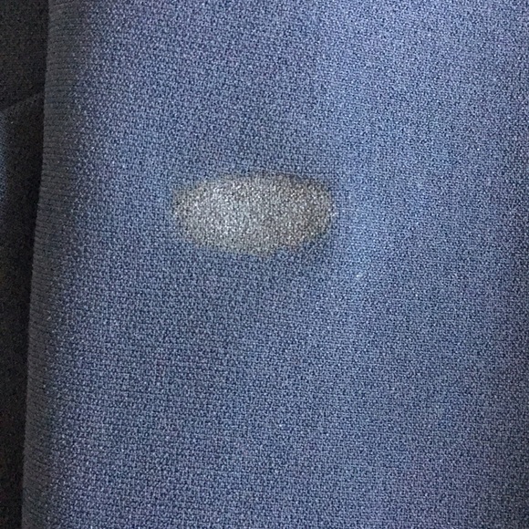 Blue peplum dress size 0 Cue (small burn) - Picture 6 of 7